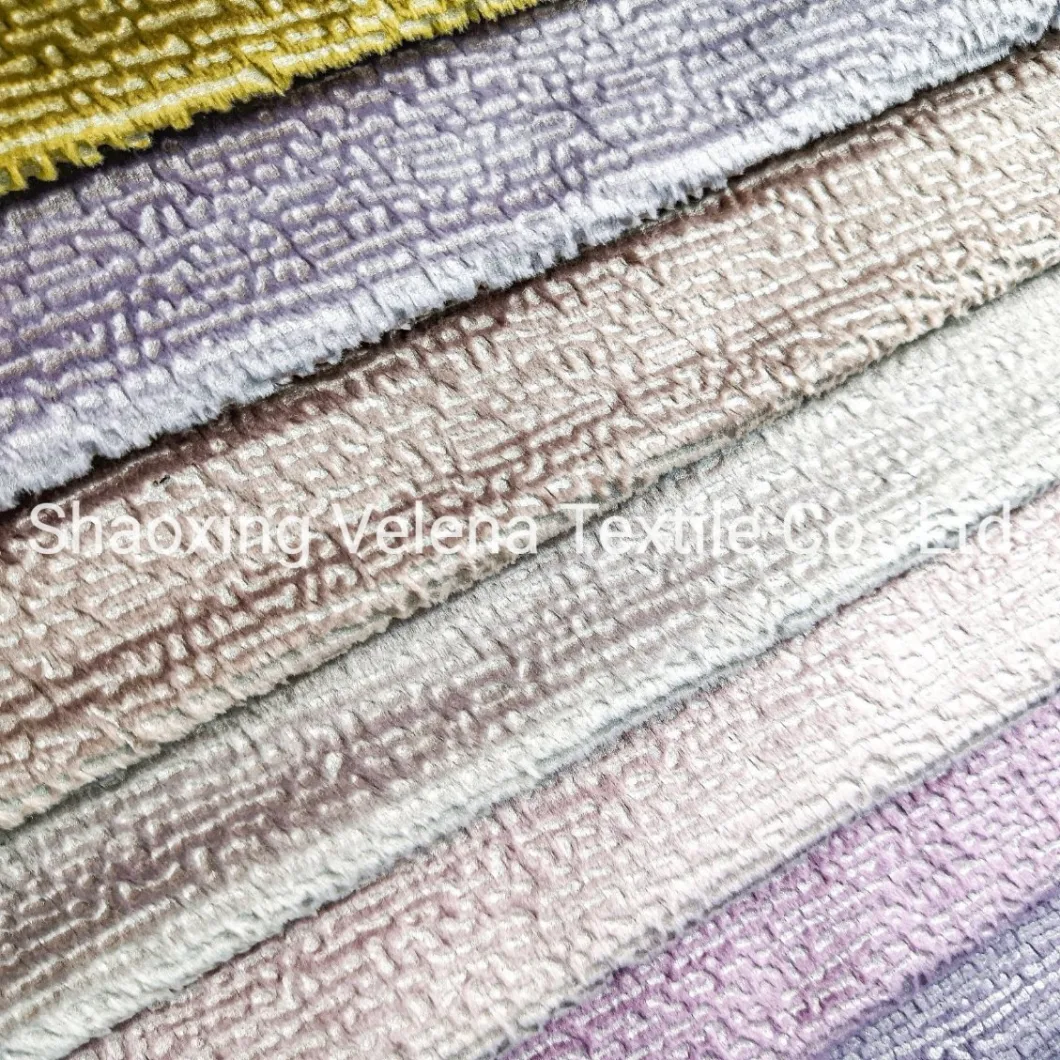 New Arrival Holland Velvet with Foil Fabric Soft and Exquisite Upholstery Furniture Fabric for Sofa and Curtain Decorative Fabrics