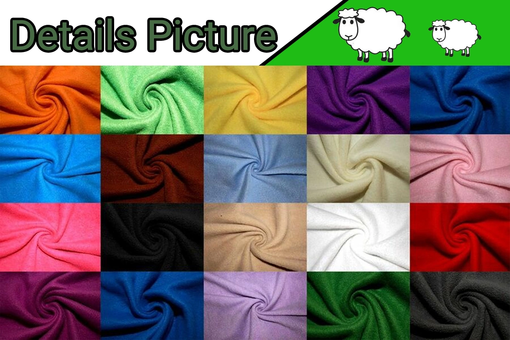 Solid Polar Fleece Fabric Anti-Pill 60